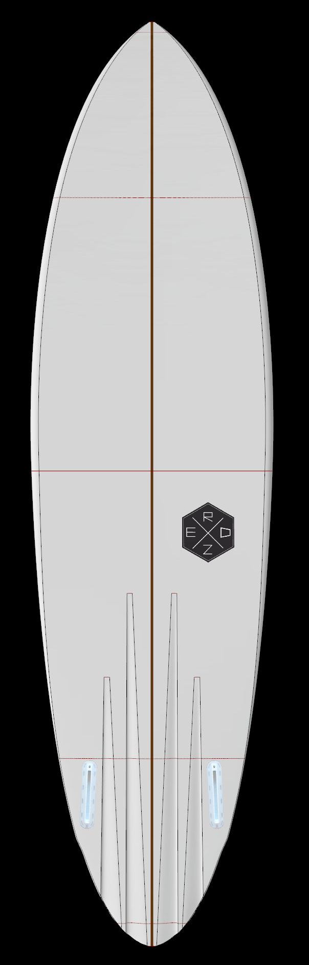 uluwatu 80s web bottom surfboard